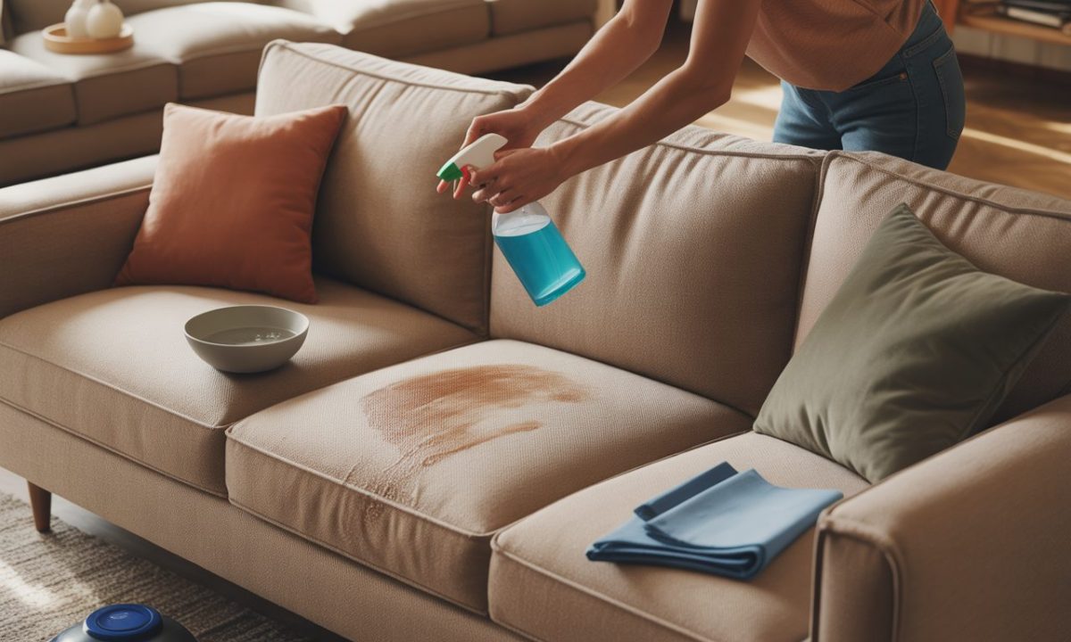 découvrez des astuces simples et efficaces pour nettoyer un canapé en tissu, enlever les taches et raviver les couleurs sans abîmer votre mobilier.